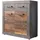 trendteam Indy 82 x 86 x 37 cm grau / matt mit 2 Schubladen