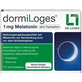 Dr. Loges dormiLoges Melatonin plus Tryptophan Filmtabletten 30 St.