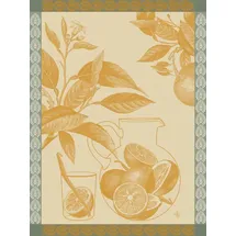 Le Jacquard Français Geschirrtuch Eaux D'Agrumes Mandarine 60x80 cm Baumwolle