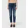 MAC Straight-Jeans "SUE relax", Damen, Gr. 38, Länge 27, blau (blau midnight wash), Web, Obermaterial: 89% Baumwolle, 8% Polyester, 3% Elasthan, straight fit, Jeans Straight-Jeans, im Four-Pocket Style