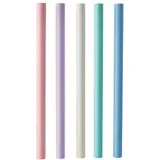 Papstar Bubble Tea Halme farbig sorti Ø 12 mm · 20 cm, 88024 Bubble-Tea-Halme Papiertrinkhalme Papierstrohhalme, 200 Stück