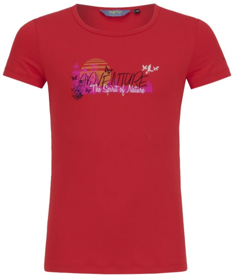 Meru Los Andes Jr - T-Shirt - Mädchen - Red - 152