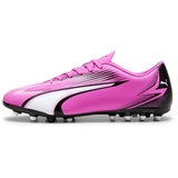Puma Ultra Play Mg Soccer Shoes, Poison Pink-Puma White-Puma Black, 41 EU