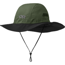 Outdoor Research Seattle Sombrero Regenhut, L - fatigue / black