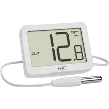 TFA Digitales Innen-Außen-Thermometer Weiß 30.1066.02
