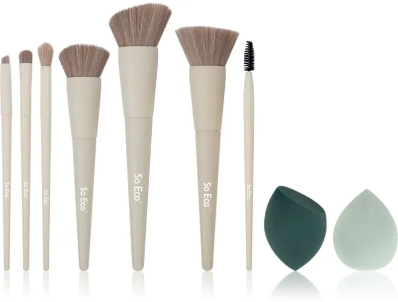 So Eco Exclusive Brush & Sponge Set Complexion Sponge Pinselset