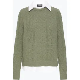 Oxmo Strickpullover Grün XL