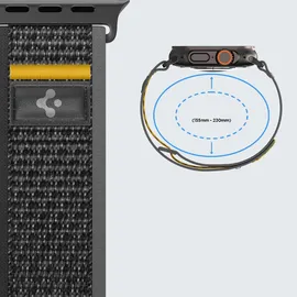 SPIGEN Athlex Air Active Band black Apple Watch 49mm/46mm/45mm/44mm