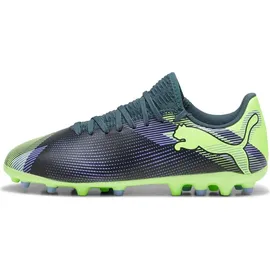 Puma Future 7 Play Kinder Gray Skies-Elektro Purple-Fizzy Apple-Puma White 38