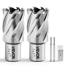 Vevor HSS-Kernbohrer Weldon-Schaft 25,4 mm 4-tlg.