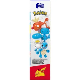 Mega Construx Pokémon Actionfigur Bauspielzeug-Set Wasser-Typ Trainerteam 5 cm