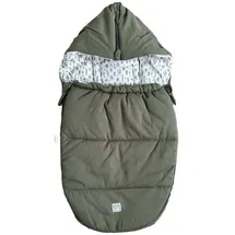 Kaiser Fußsack Hooded Babyschalen Fußsack grün