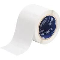 Brady Brady, THT-12-423-10, Polyester, Weiss, 12.70 x 11.10 mm,