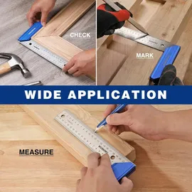 luxuskollektion Anschlagwinkel Zimmermannswinkel 200mm Edelstahl