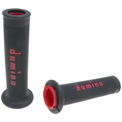 Griffe Domino A010 On-Road schwarz / rot (Enden offen)