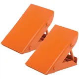 Silverline 525748 Zusammenklappbare Rad-Unterlegkeile aus Stahl 1 Paar