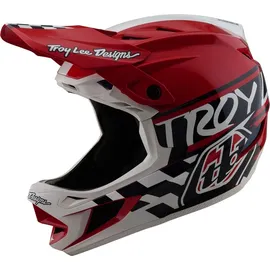 Troy Lee Designs D4 Polyacrylite 60-61 cm rot/weiß 2023