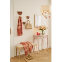 Moebel-direkt-online Garderobenhaken Herz Rot