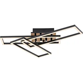 just light. Akustika 1 eckig Holz beige/schwarz