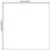 vidaXL Teppichfliese Gestreift Hellgrau 50 x 50 cm 20 St.