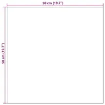vidaXL Teppichfliese Gestreift Hellgrau 50 x 50 cm 20 St.