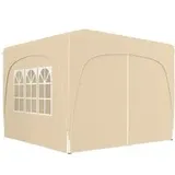 Outsunny Pavillon sand Metall B/H/L: ca. 300x273x300 cm - sand