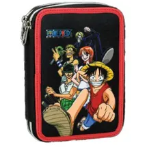 One Piece Fleet gefülltes 2-stöckiges Federmäppchen