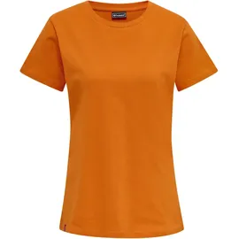 hummel Hmlred Heavy T-Shirt Orange XS