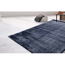 Teppich ARTE ESPINA "Swing 8100", blau (lila, blau), B:140cm H:43mm L:200cm, Polyester, Teppiche, Sehr weiche Haptik, vielfältig kombinierbar