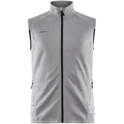 Craft Sport-Weste ADV Unify (Recyclingpolyester, bequeme und elastiche Passform) grau Herren