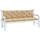 vidaXL Gartenbankauflage 180 x 50 x 7 cm melange beige 2 St.