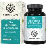 Nature Love Spirulina & Chlorella Bio Kapseln, 360 Stück
