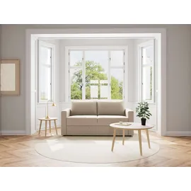 Actona Schlafsofa ACTONA GROUP "Fleury, Bettsofa", beige, B:176cm H:85cm T:88cm, 100% Polyester, Sofas, Schlafsofa, beige, ausziehbar, 176x88x85cm