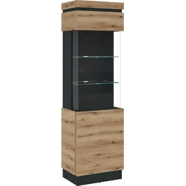 Die Möbelfundgrube Vitrine CORTE 60 x 0 x 0 cm Grau