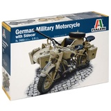 Italeri German Military Motorcycle with side car (7403)