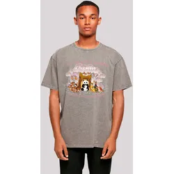 T-Shirt F4NT4STIC "Heroes of Childhood Tao Tao Childhood Memories", Herren, Gr. 4XL, grau (asphalt), Obermaterial: 100% Baumwolle, casual, oversize, Rundhals, Kurzarm ohne Bündchen, Shirts, Retro, Heroes of Childhood, TV Serie