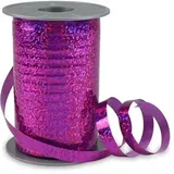 PRÄSENT Geschenkband HOLLY Holographic magenta 10 mm x 200 m