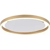 just light. LED-Deckenleuchte Ritus Alu, Eisen, Stahl & Metall Gold Messing