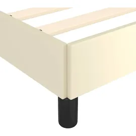 vidaXL Bettgestell 120 x 200 cm Weiß