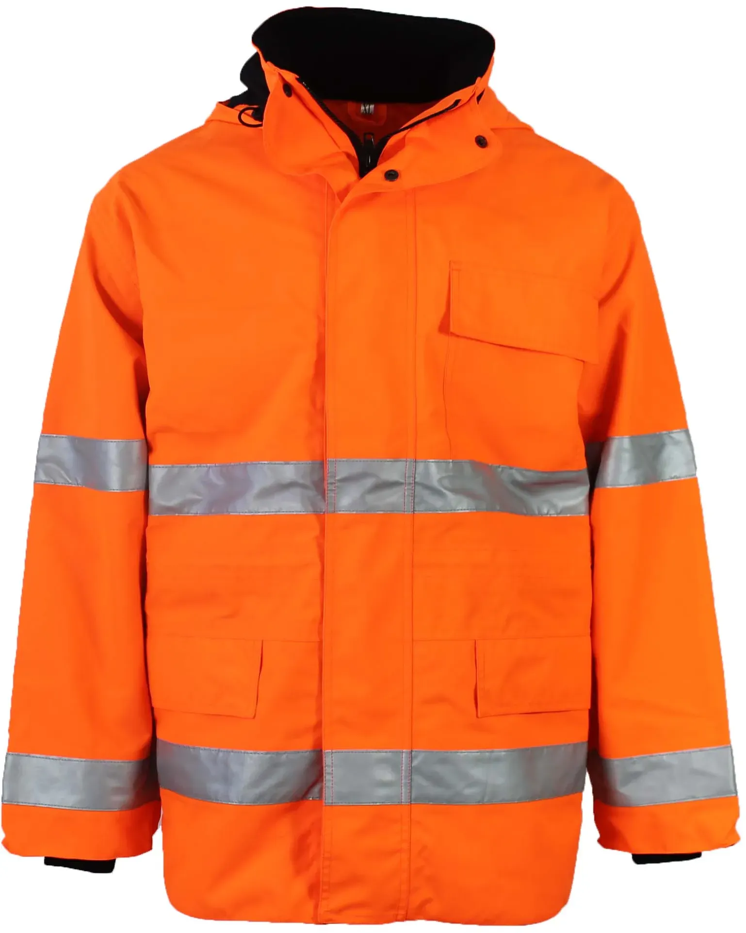 Viking Rubber Warn-/Wetterschutzparka Orange, Größe: XXL