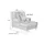 Max Winzer Ohrensessel Mareille Samt 103 x 103 x 0 cm Grau
