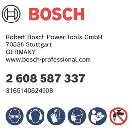 Bosch Diamanttrockenbohrkrone G 1/2 Zoll 38 mm 150 mm 3 Segmente 7 mm