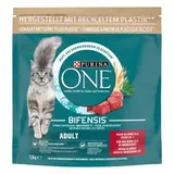 Purina One Adult mit Rind Katzenfutter 2 x 1,5 kg