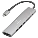 Renkforce USB-C® Dockingstation RF-DKS-907 Passend für Marke Dockingstations: Universal USB-C® Power Delivery, integrierter