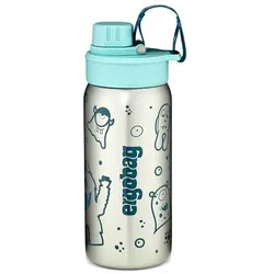 Ergobag Edelstahl Trinkflasche petrol