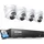 ZOSI 4K PoE Überwachungskamera Set Außen Schwarz