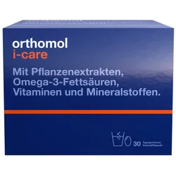 orthomol i-care - Mikronährstoffbegleitung für Erwachsene - Vitamine, Mineralstoffe und Omega-3-Fettsäuren - Granulat/Kapseln