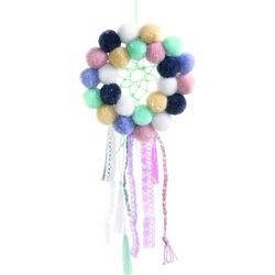folia Pompons farbsortiert