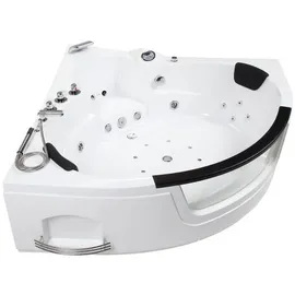 Home Deluxe Laguna L Mini Whirlpoolbadewanne 135 x 135 cm
