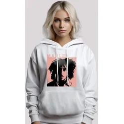 Kapuzenpullover F4NT4STIC "Bob Marley Reggae Music by Rock Off", Damen, Gr. 3XL, weiß, Obermaterial: 65% Baumwolle, 35% Polyester, casual, relaxed fit, Langarm, Pullover, Premium Qualität, Musik